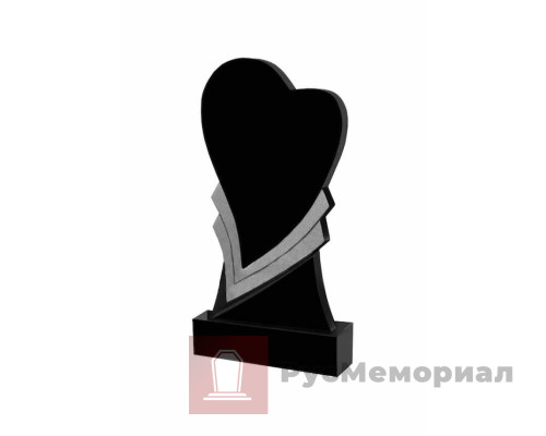 Памятник из гранита сердце G-116